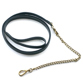 Morris and Nolan English Leather Chain Inhand Show Lead